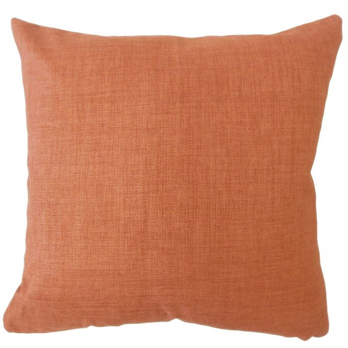 Walery Solid Pillow Sierra | Down Insert-18" x 18" - Image 0