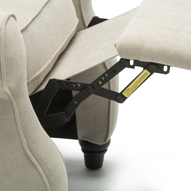 Ferebee Pushback Roll Arm and Easy to Push Mechanism Manual Recliner - Image 2