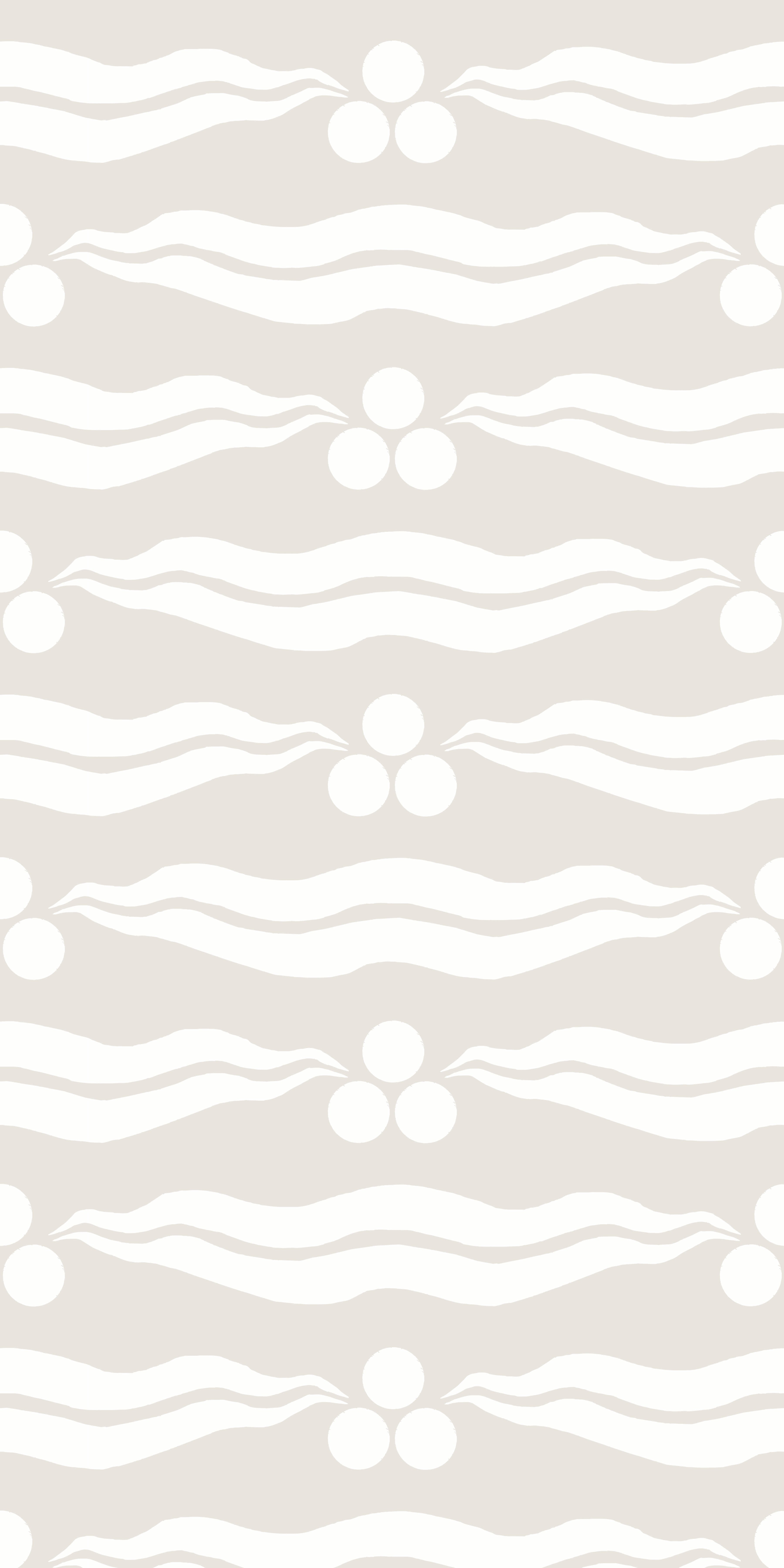 Discontinued - Turkish Stripe Peel & Stick Wallpaper, Sand, 2' x 18' - Image 0