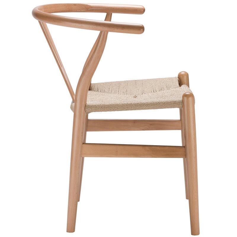 Dayanara Solid Wood Dining Chair, Natural - Image 4