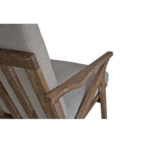 Joe Lounge Chair _ White Linen - Image 4