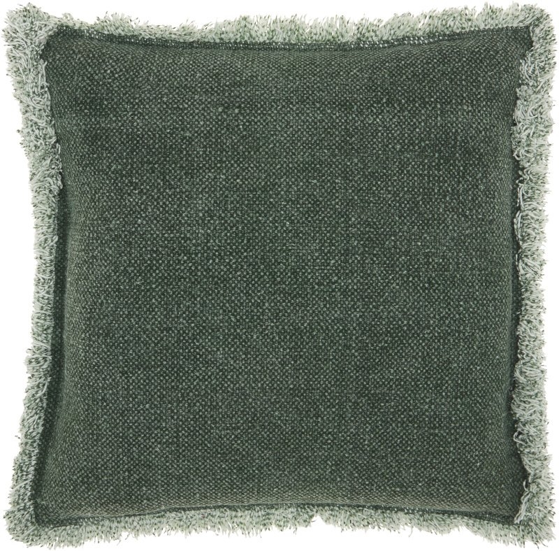 Ellijay Cotton Throw Pillow-green - Image 0