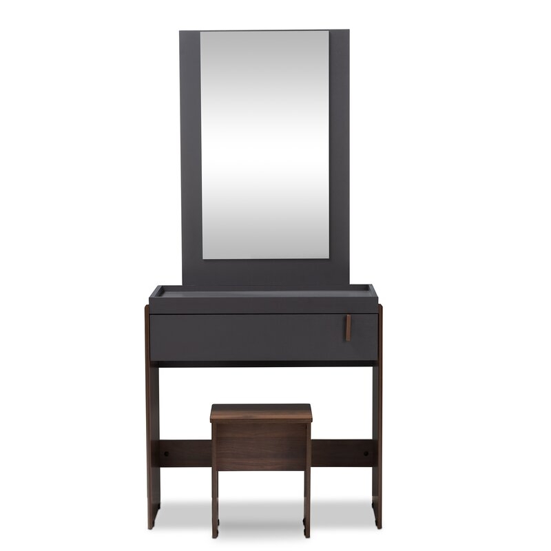 Askern Vanity Set with Stool and Mirror - Image 3