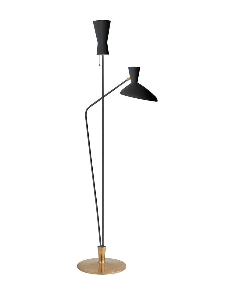 AUSTEN DUAL FUNCTION FLOOR LAMP - MATTE BLACK - Image 0