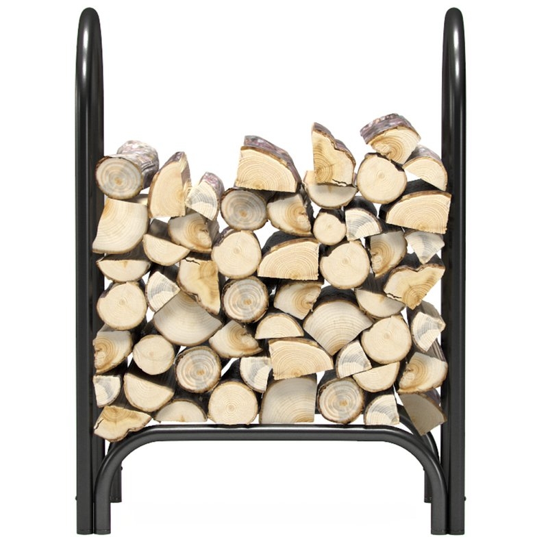 Indoor/Outdoor Firewood Shelter Log Rack - Image 2
