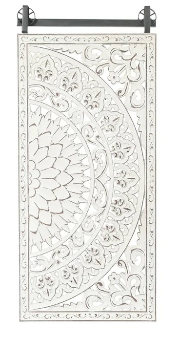 Decorative Carved Floral Wall Décor (Set of 2) - Image 0