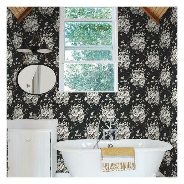 Heritage Rose Unpasted Wallpaper - Image 1