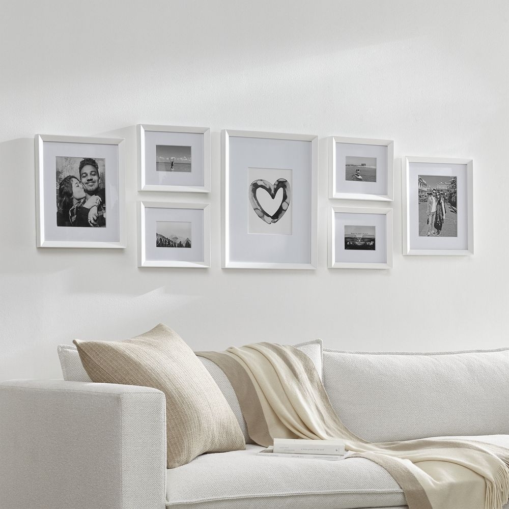Icon White Frame Gallery, Set of 7 - Image 0