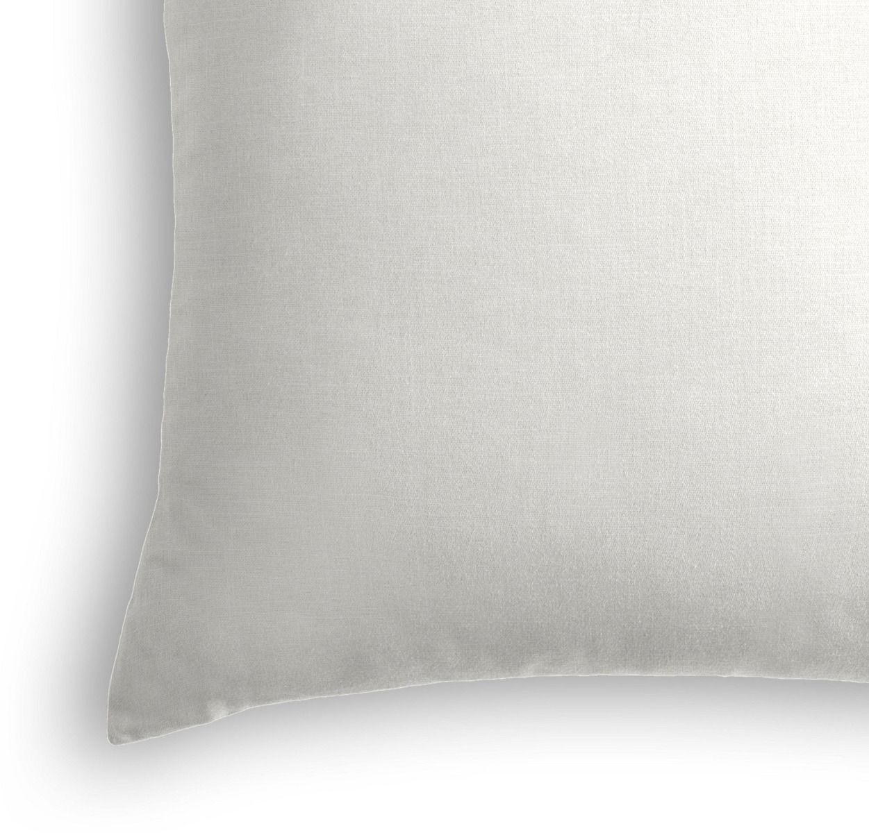 Classic Linen Pillow, Ivory, 20" x 20" - Image 1