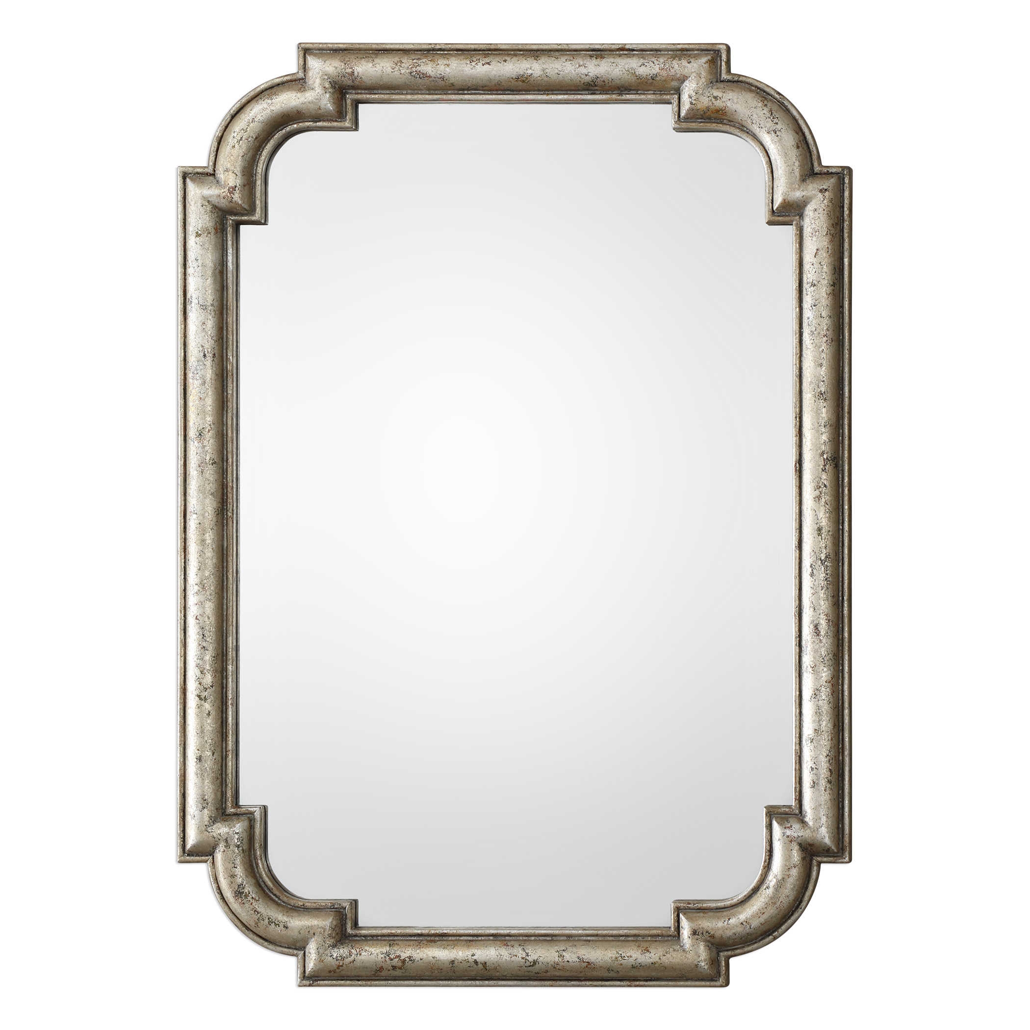 Calanna Antique Silver Mirror - Image 0