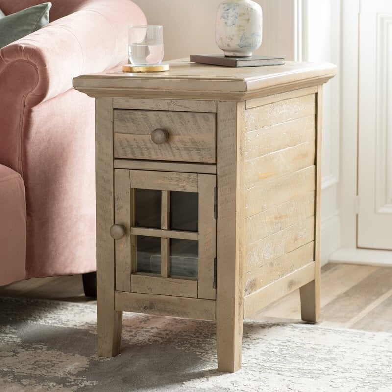 1 Drawer End Table with Storage - Image 0