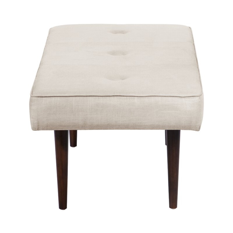 Aldgate Tufted Polyester Upholstered Bench - Image 3