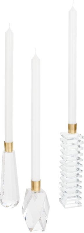 Cosette Crystal Taper Candle Holder 5" - Image 5