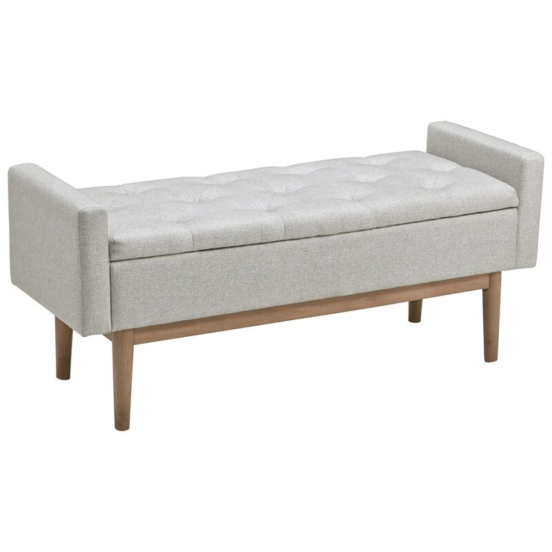 Aleshire Upholstered Flip Top Storage Bench - Image 0