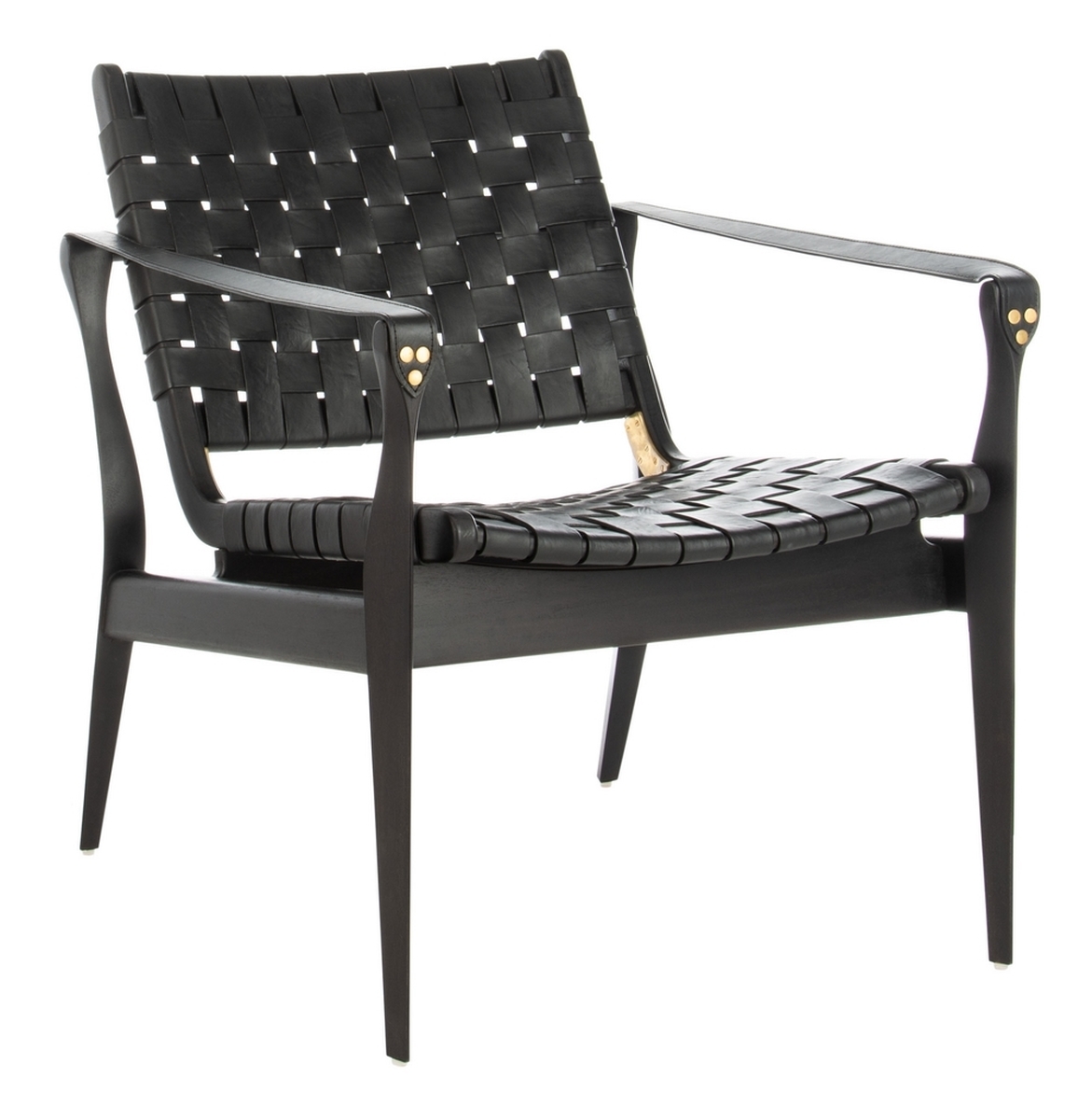 Dilan Leather Safari Chair - Image 1