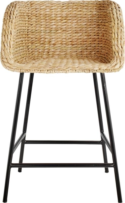 Silas Seagrass Counter Stool 24" - Image 3
