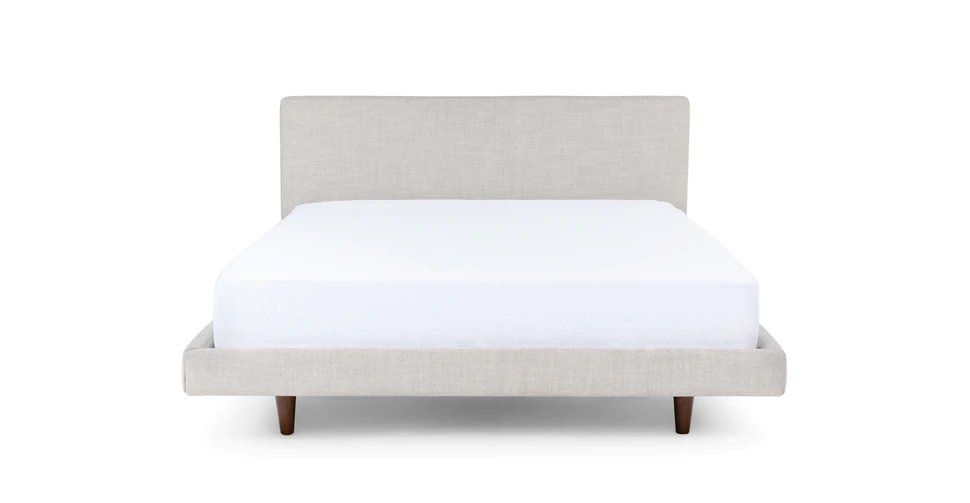 Tessu Bed in Clay Taupe, Queen - Image 0