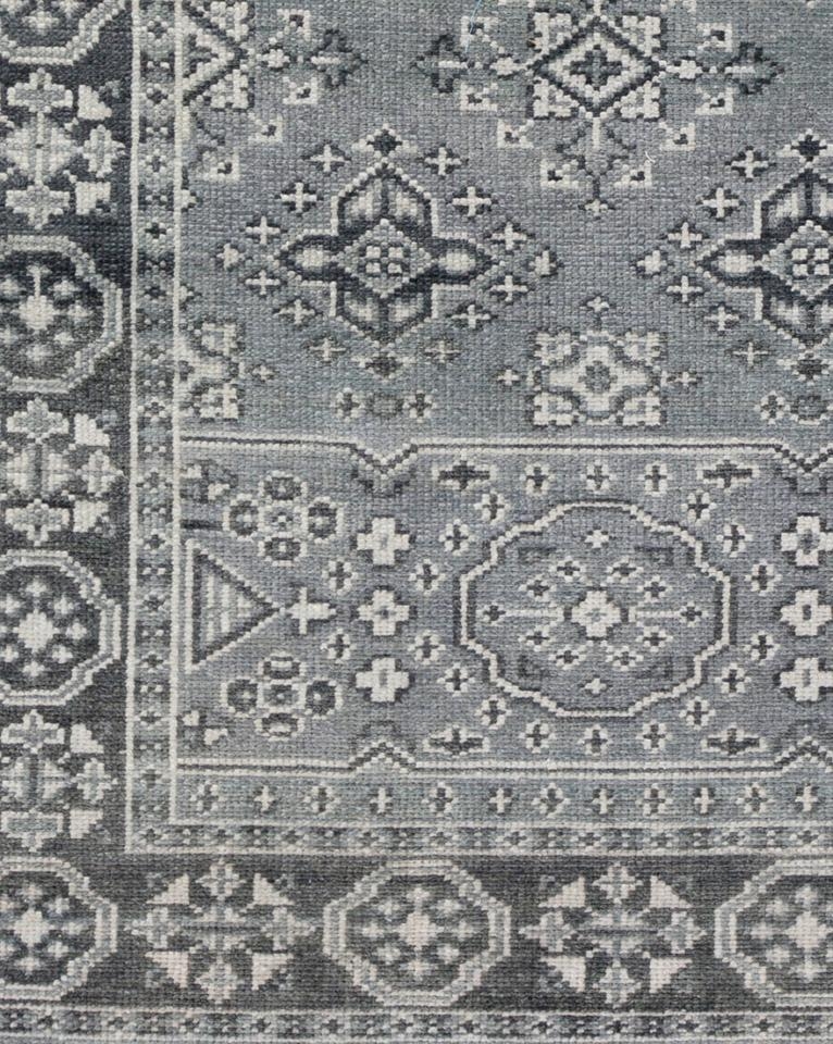 ST. CLOUD TEAL HAND-KNOTTED RUG, 2' x 3' - Image 2