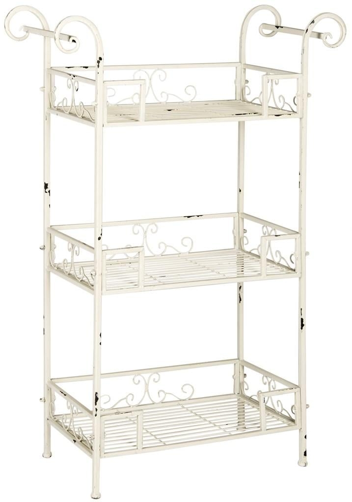 Noreen 3 Tier Shelf - Antique White - Safavieh - Image 1