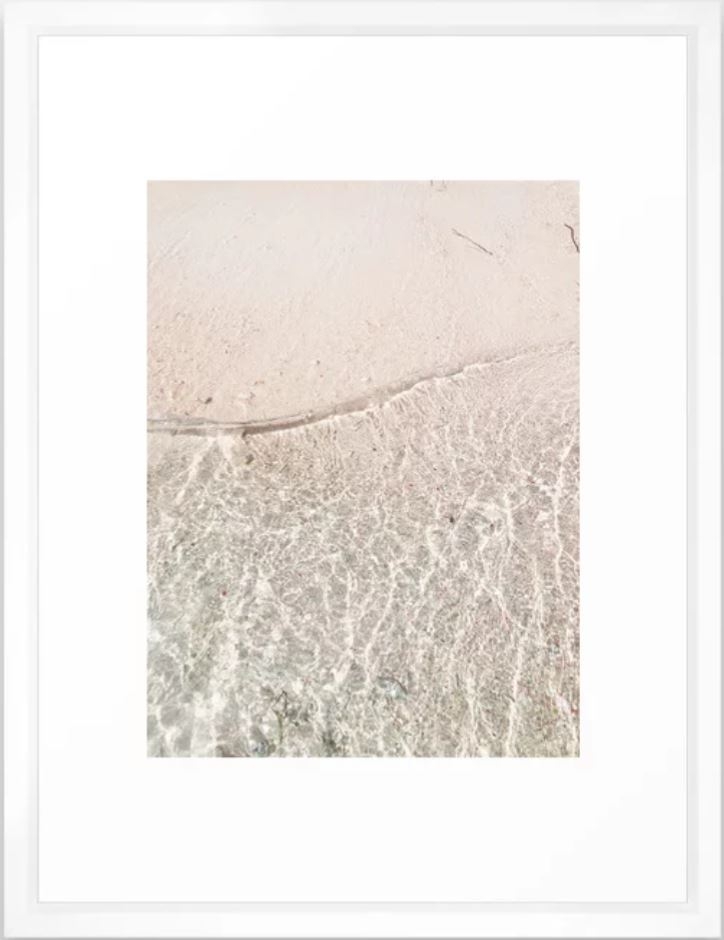 I Can Sea Clearly Framed Art Print, 20" X 26", Vector White - Image 0