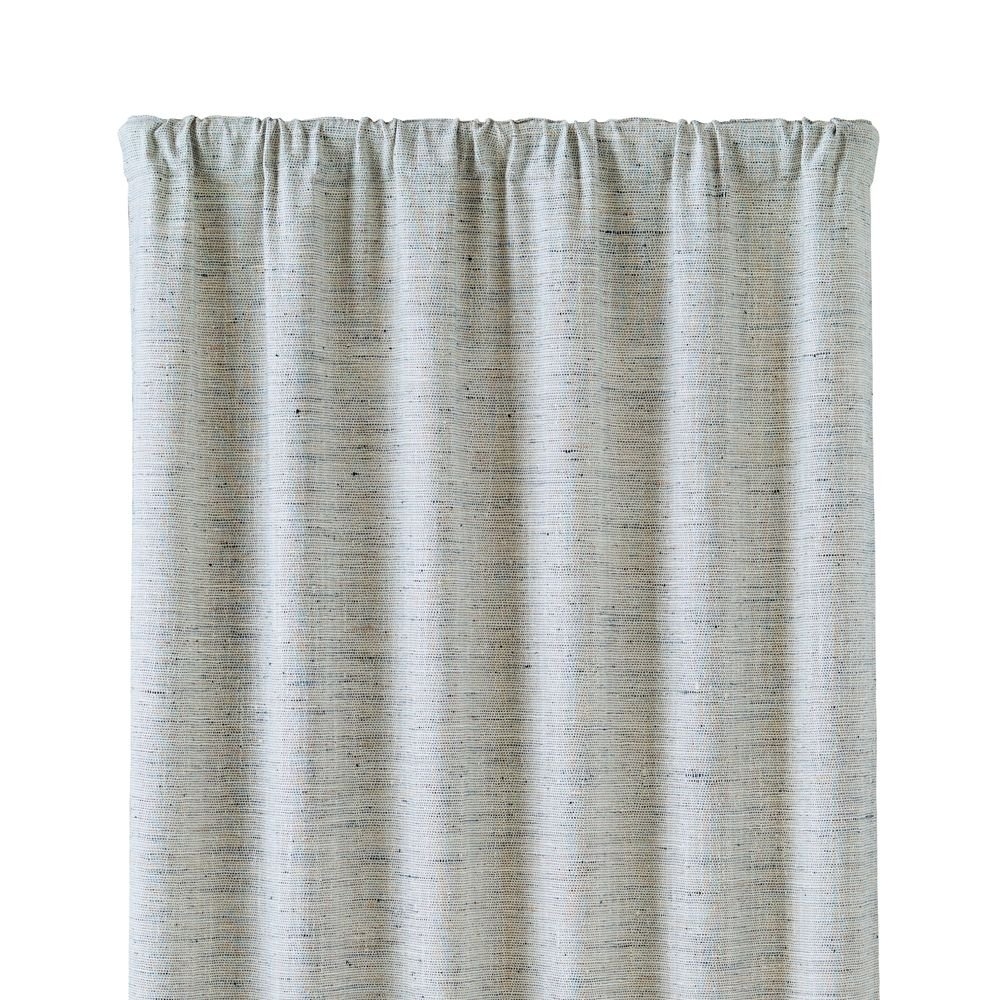 Reid Blue 48"x96" Curtain Panel - Crate and Barrel - Image 1