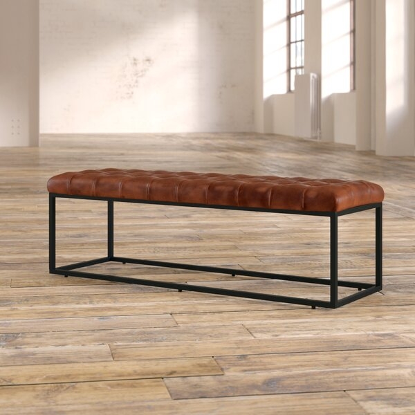 Attenborough Leather Bench - Image 0