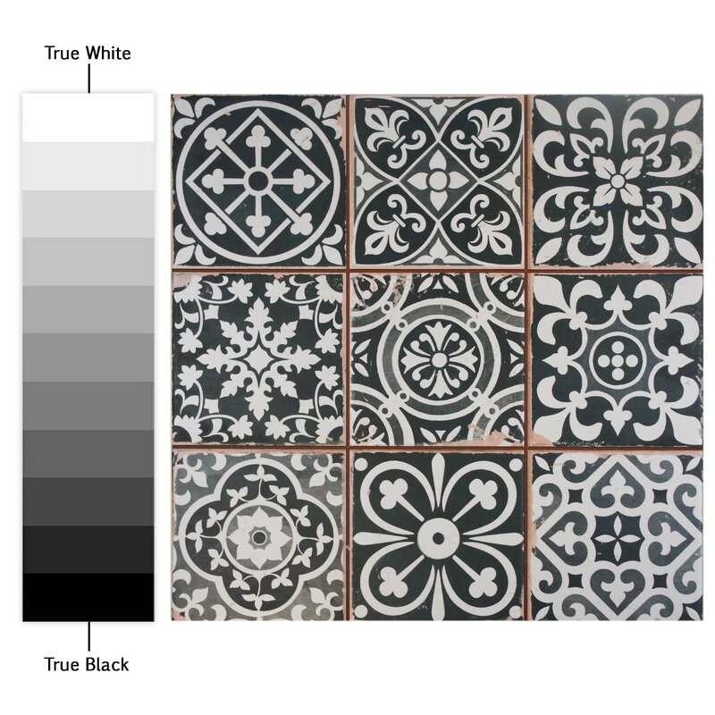 Faventie 13" x 13" Ceramic Patterned Wall & Floor Tile / per sq. ft. - Image 3