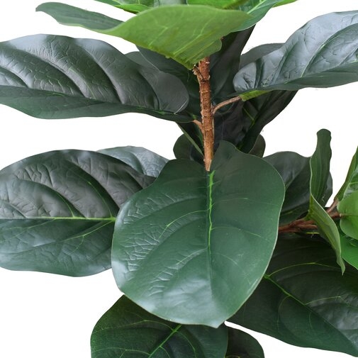 Real Touch Silk Fiddle Leaf Fig Tree in Pot - Image 1