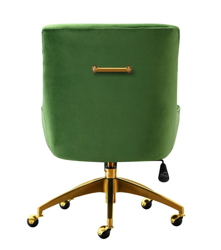 Livia Swivel Chair, Green - Image 1