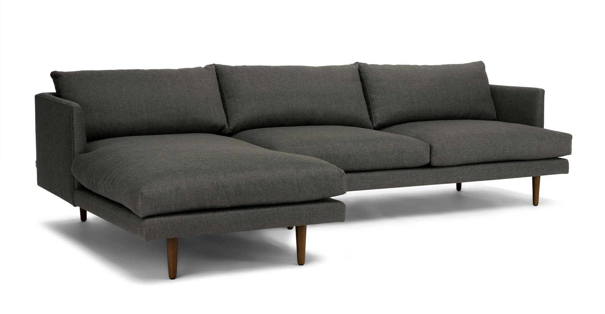 Burrard Graphite Gray Left Sectional Sofa - Image 2