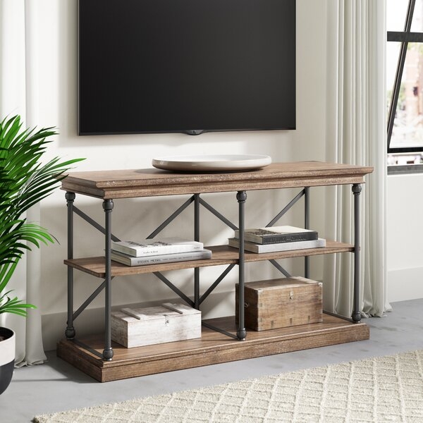 Greyleigh Poynor TV Stand for TVs up to 60" in Brown - Image 0