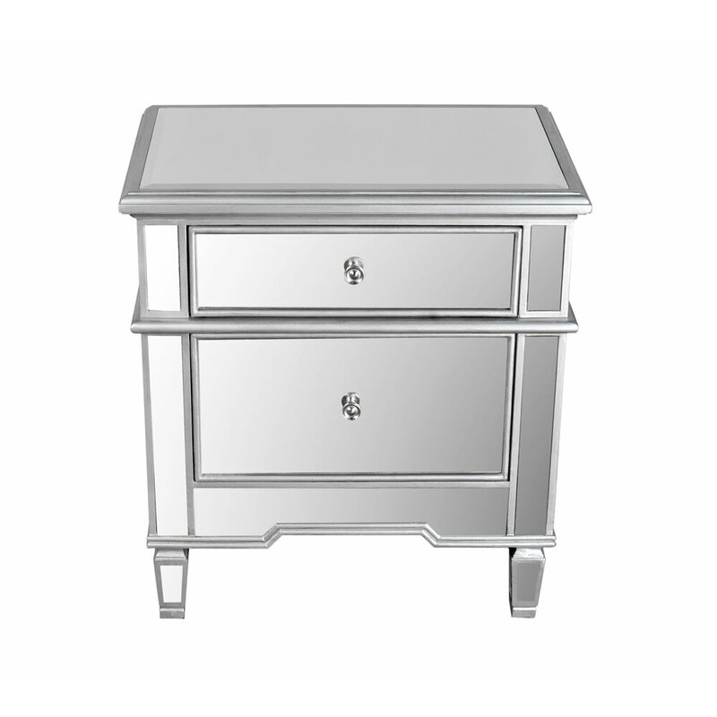 Aedesia 2 Drawer Nightstand - Image 1