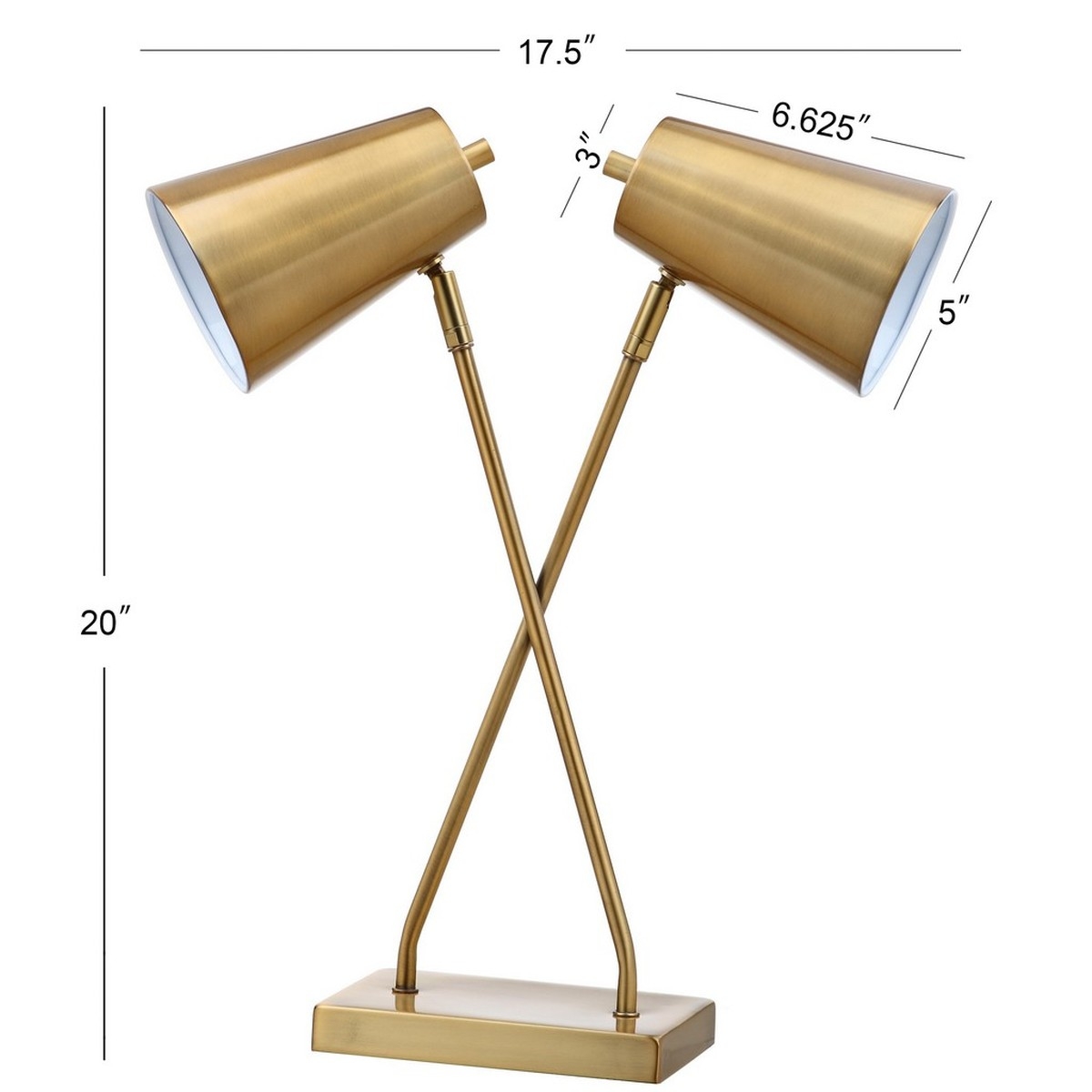 Kera Table Lamp - Gold - Arlo Home - Image 3