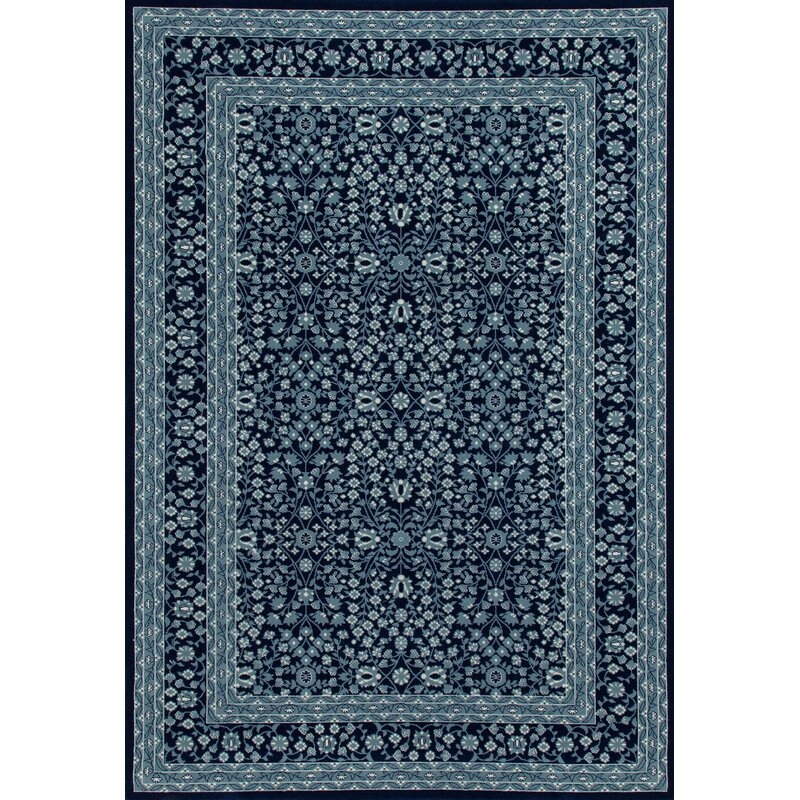 Lang Floral Navy/Gray/White Area Rug - Image 0