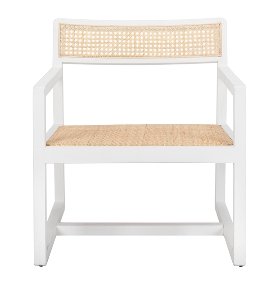 Leon Arm Chair, White - Image 0