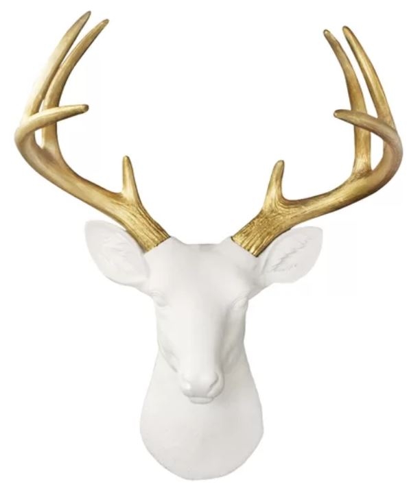 Large Deer Head Faux Taxidermy Wall Décor - Image 0
