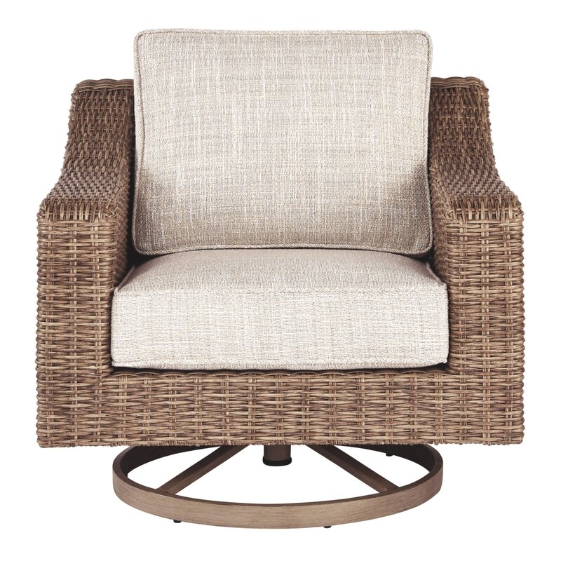 Danny Swivel Patio Chair with Cushions - Image 0