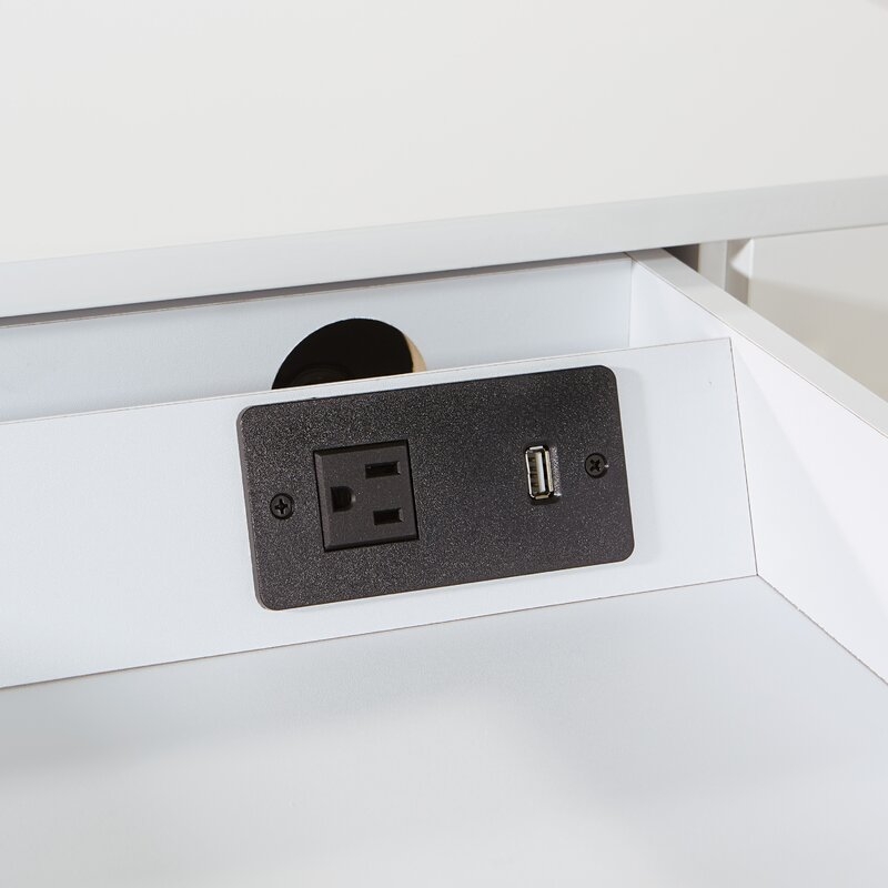 Vallee Desk with Built in Outlets - Image 2