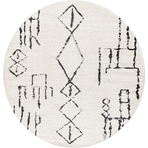 Lavadora Beige Indoor 6'7" x 6'7" Machine Woven Rug - Image 0