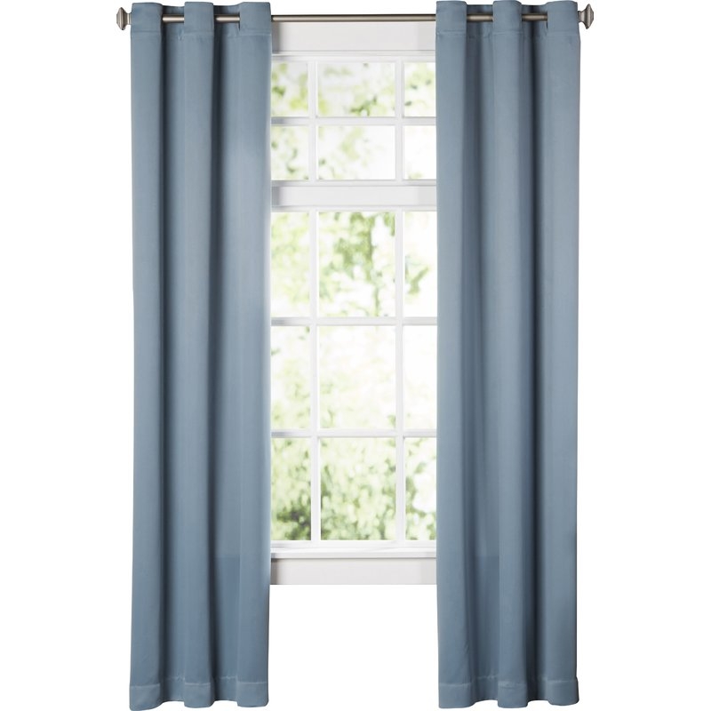 Wayfair Basics Solid Blackout Grommet Single Curtain Panel - Image 0
