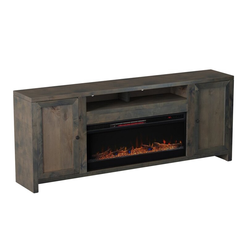 Lyla TV Stand for TVs up to 88" with Electric Fireplace Included - Image 2