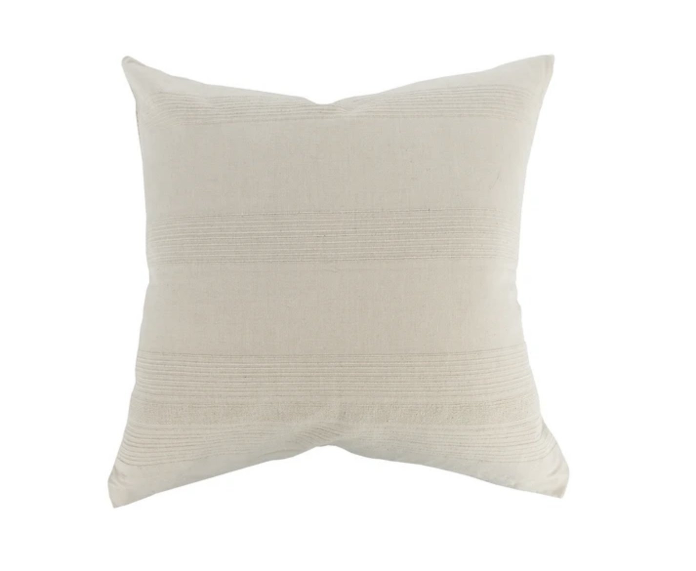 Ellery Cream Striped Pillow Cover - Image 0