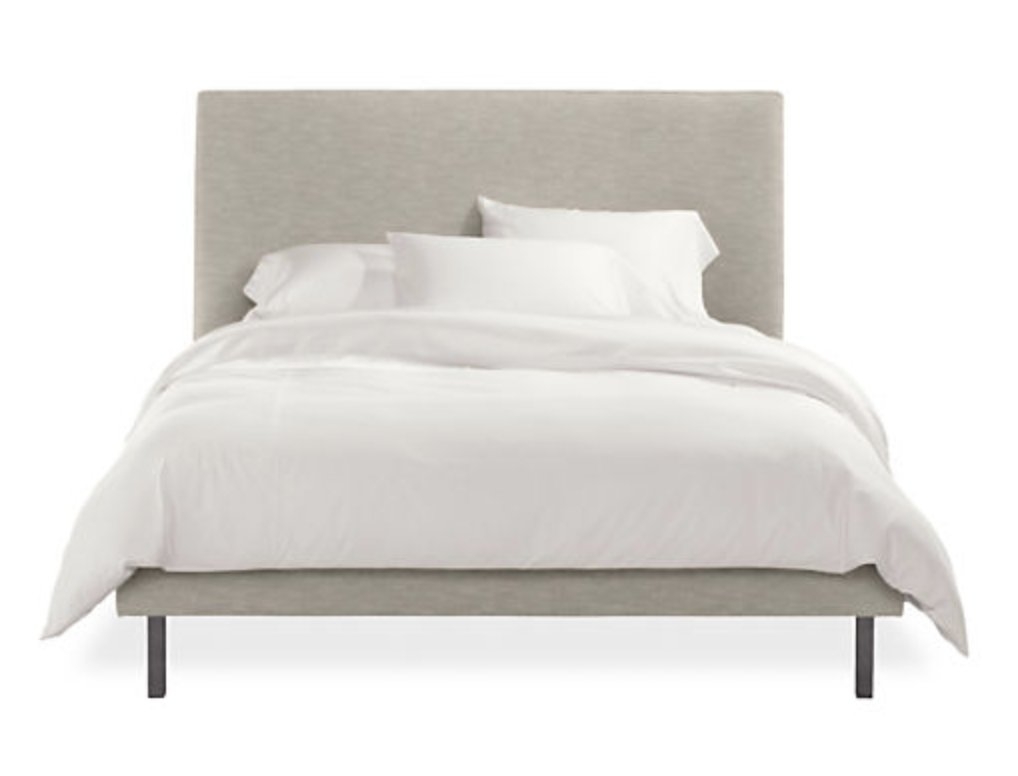 Ella Queen Bed in Destin Linen Fabric - Image 0