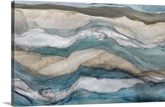 'Waves' PI Studio Painting Print - Image 0