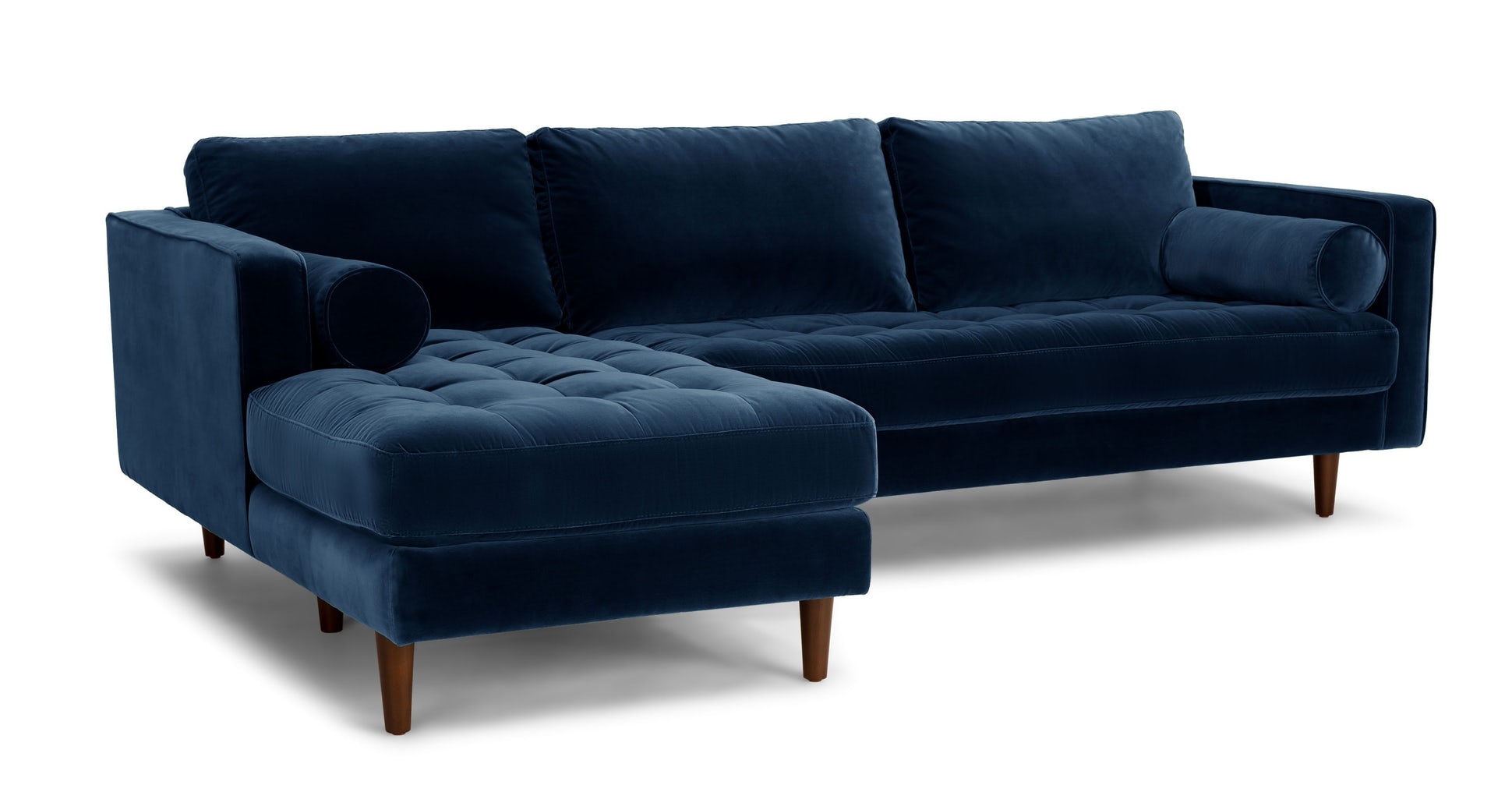 Sven Cascadia Blue Left Sectional Sofa - Image 4