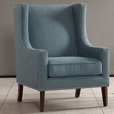 Agnes Wingback Chair Blue - Image 0