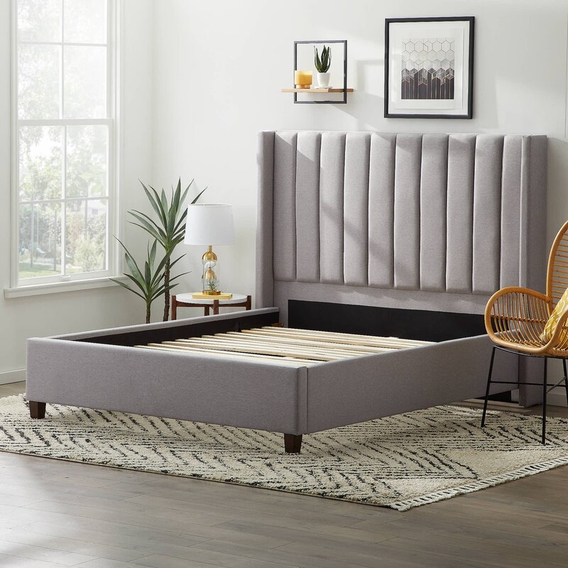 Adaliene Upholstered Low Profile Platform Bed - Image 1
