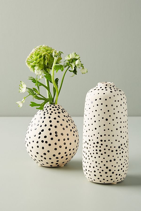 Taiki Dotted Vase - tall - Image 0