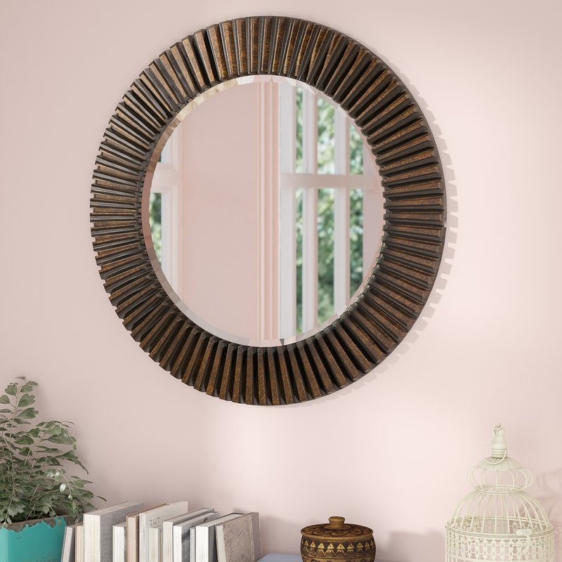 Round Eclectic Accent Mirror - Image 0