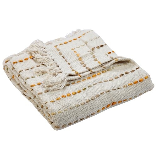 Wesham Mustard Cotton Throw - Image 0